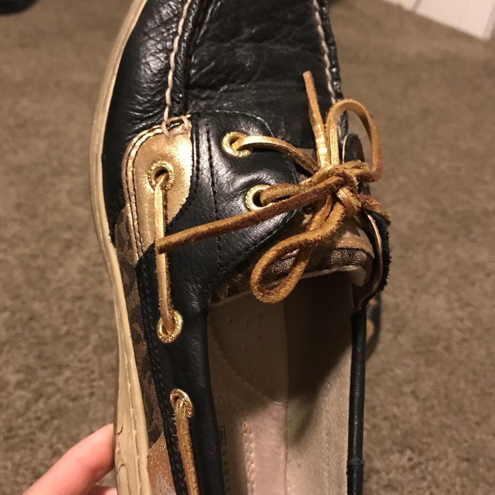 Gold and cheetah speedy topsider size 7.5 - Picture 6 of 8